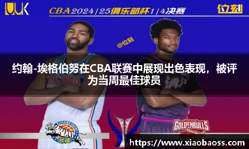 约翰-埃格伯努在CBA联赛中展现出色表现，被评为当周最佳球员